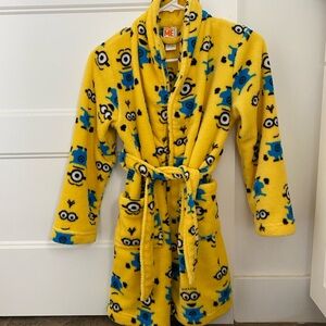 Kids bath robe - minions